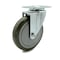 Service Caster 5 Inch Gray Polyurethane Wheel Swivel Top Plate Caster SCC-20S514-PPUB - alternate 1